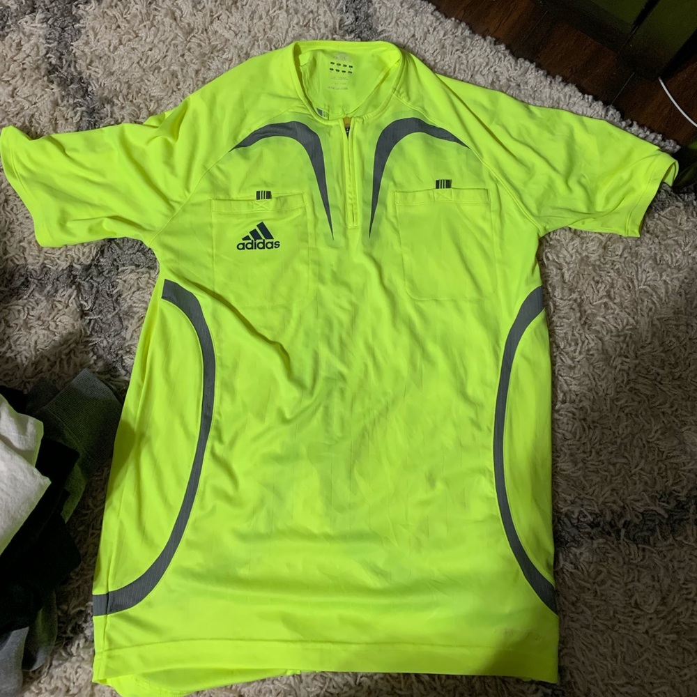 Neon referee shirt